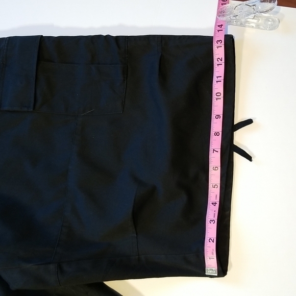 Cybertek Jeans Vintage Black Cargo Shorts With Drawstrings Size 2XL - Picture 6 of 17